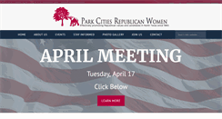 Desktop Screenshot of parkcitiesrepublicanwomen.org